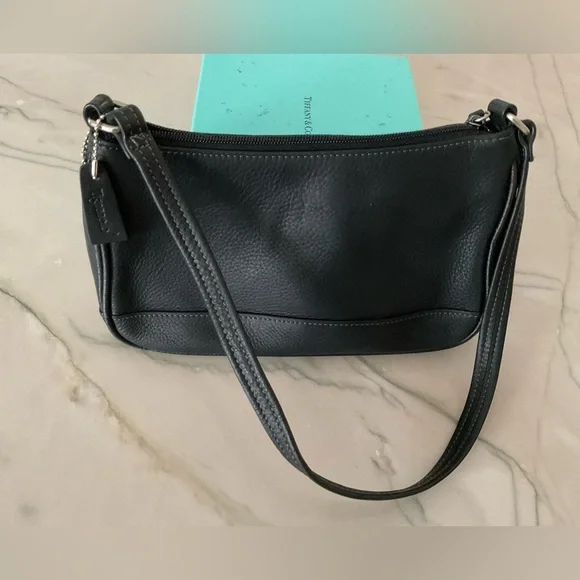 Tignanello Black leather small shoulder purse - Picture 11 of 12